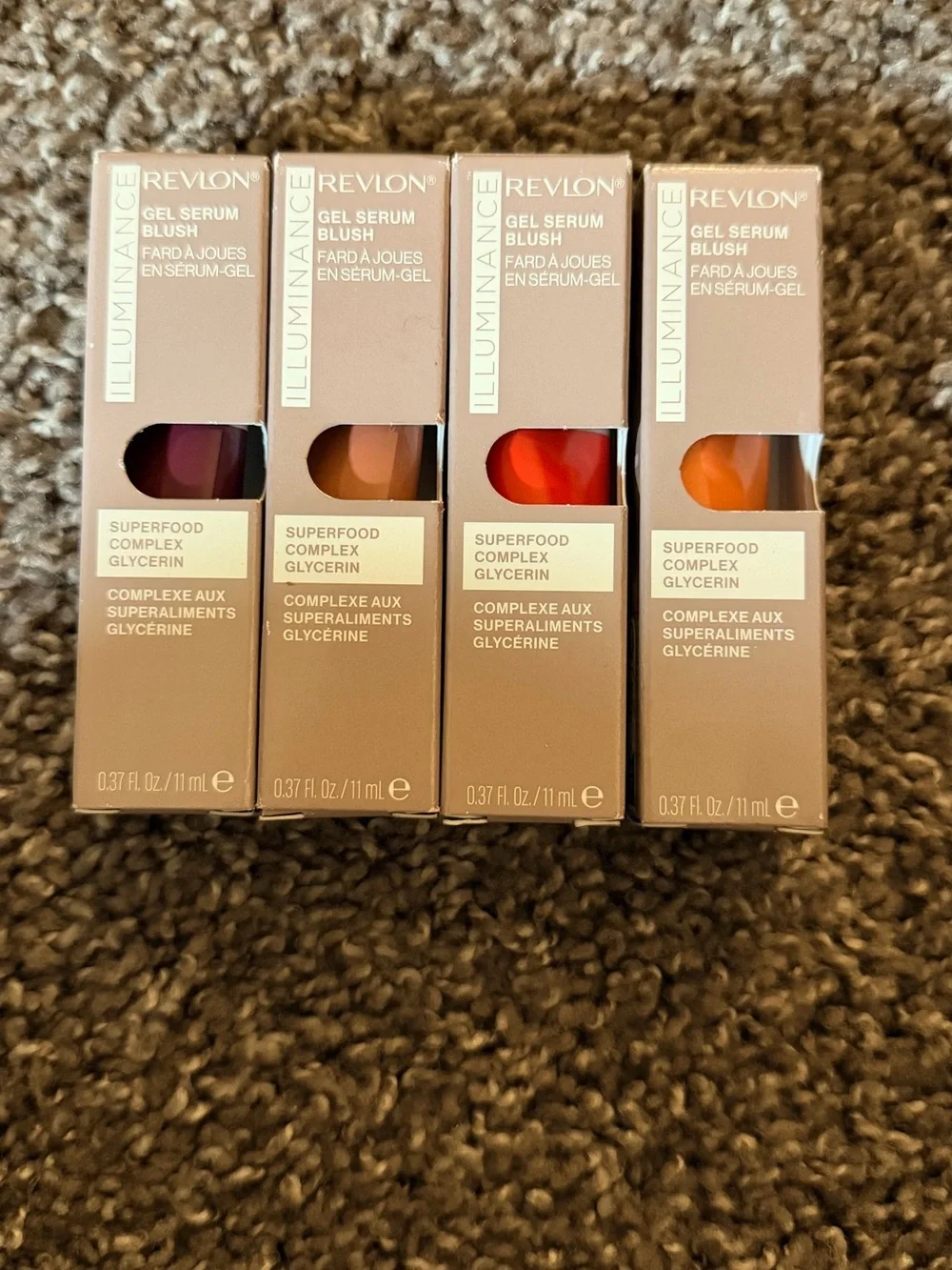 Revlon Illuminance Gel Serum Blush - Set of 4 Colors